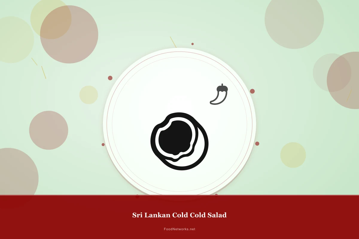 Why This Sri Lankan Cold Cold Salad Recipe Works