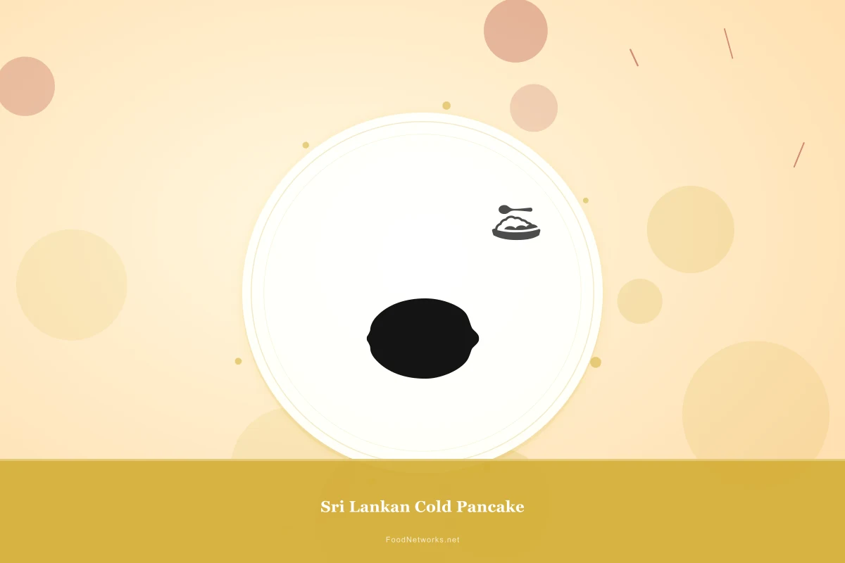 Why This Sri Lankan Cold Pancake Recipe Works