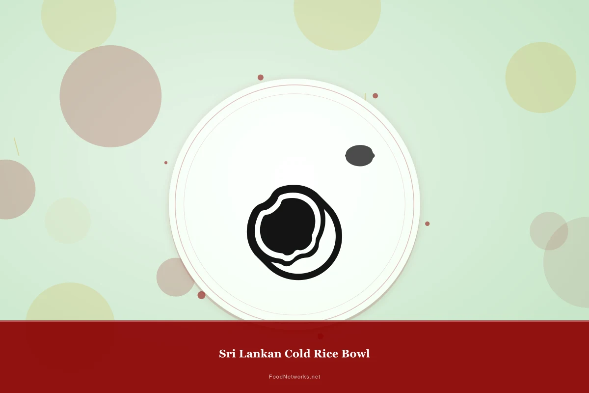 Why This Sri Lankan Cold Rice Bowl Recipe Works