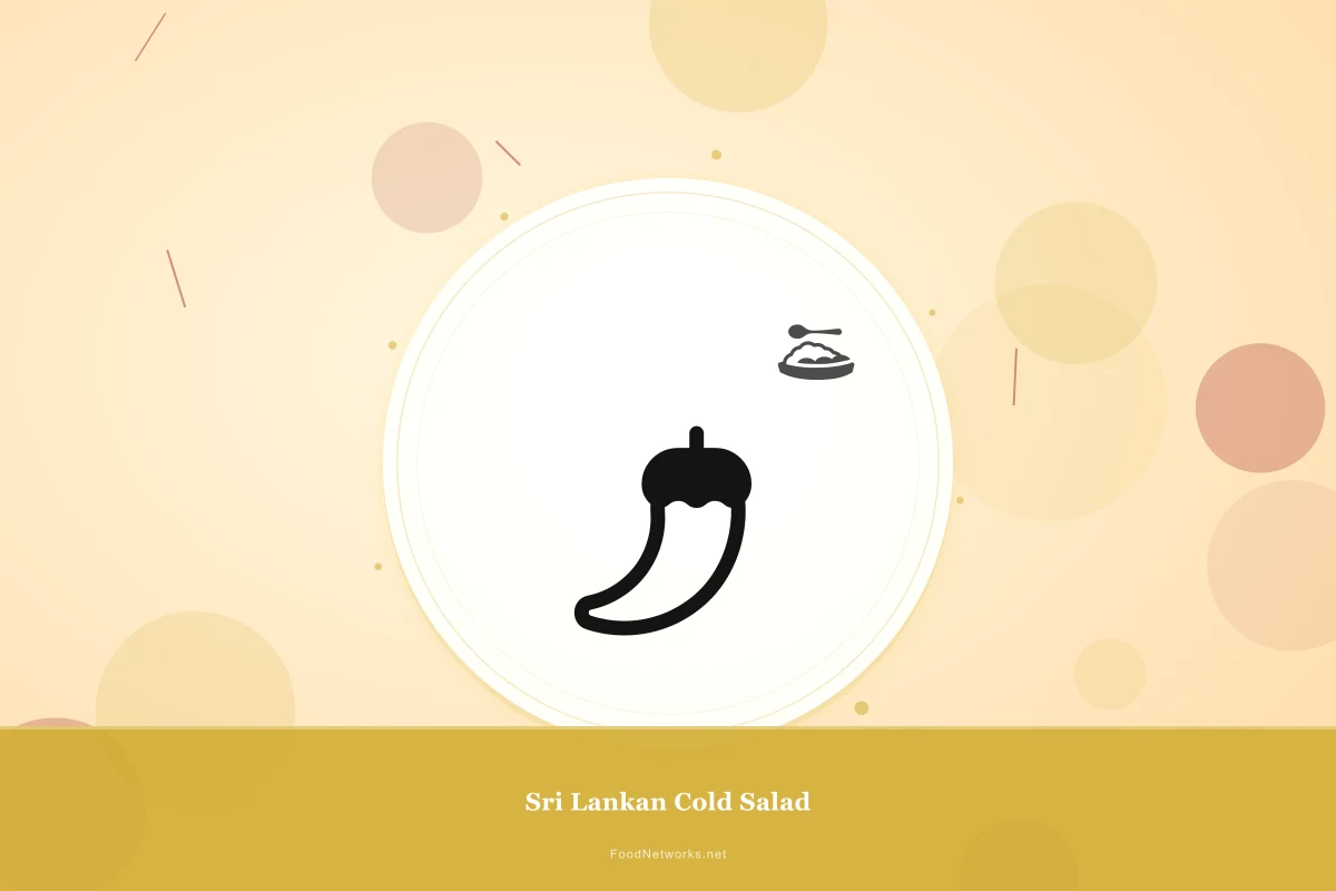 Why This Sri Lankan Cold Salad Recipe Works