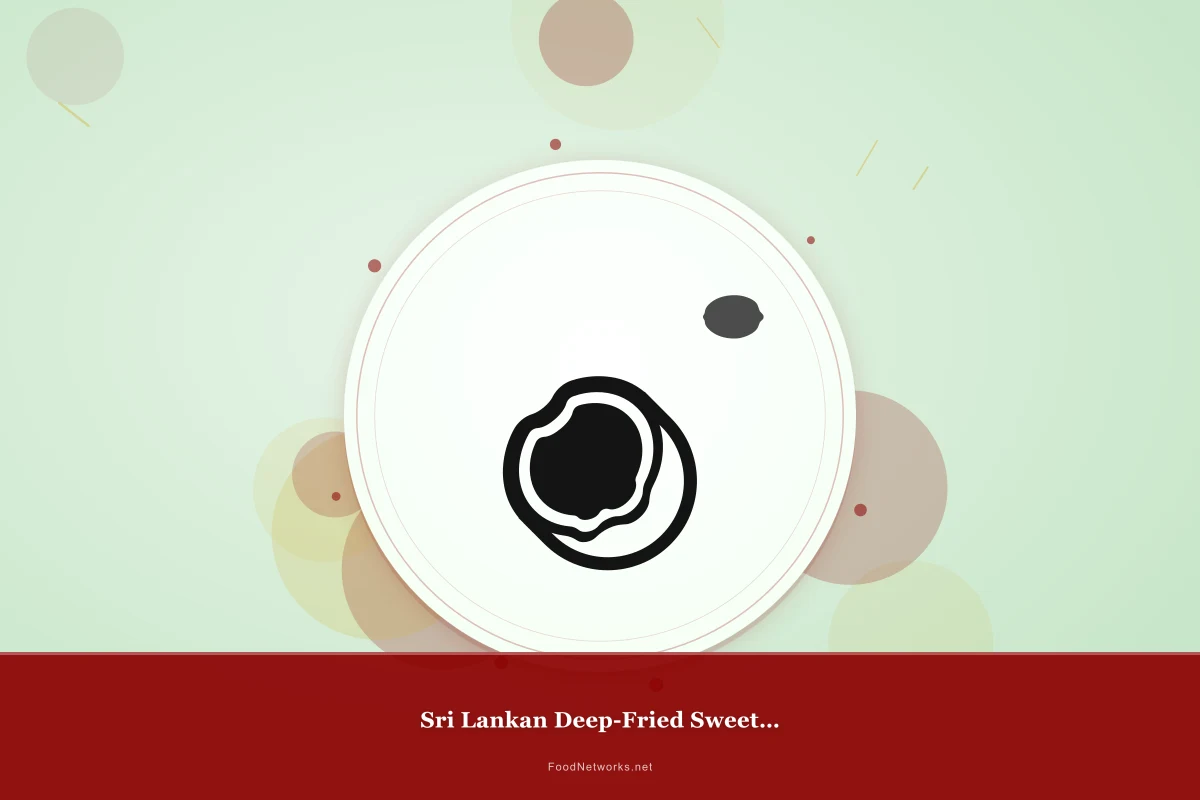 Why This Sri Lankan Deep-Fried Sweet Dessert Recipe Works