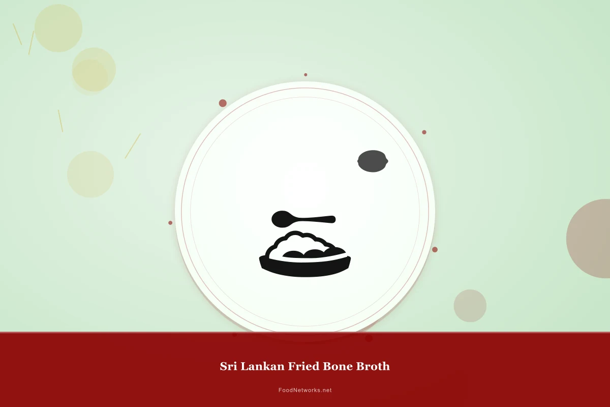 Why This Sri Lankan Fried Bone Broth Recipe Works