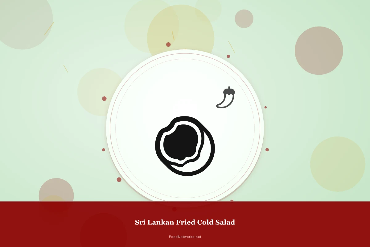 Why This Sri Lankan Fried Cold Salad Recipe Works