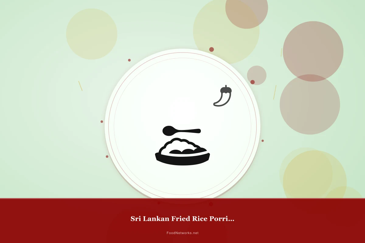 Why This Sri Lankan Fried Rice Porridge Recipe Works