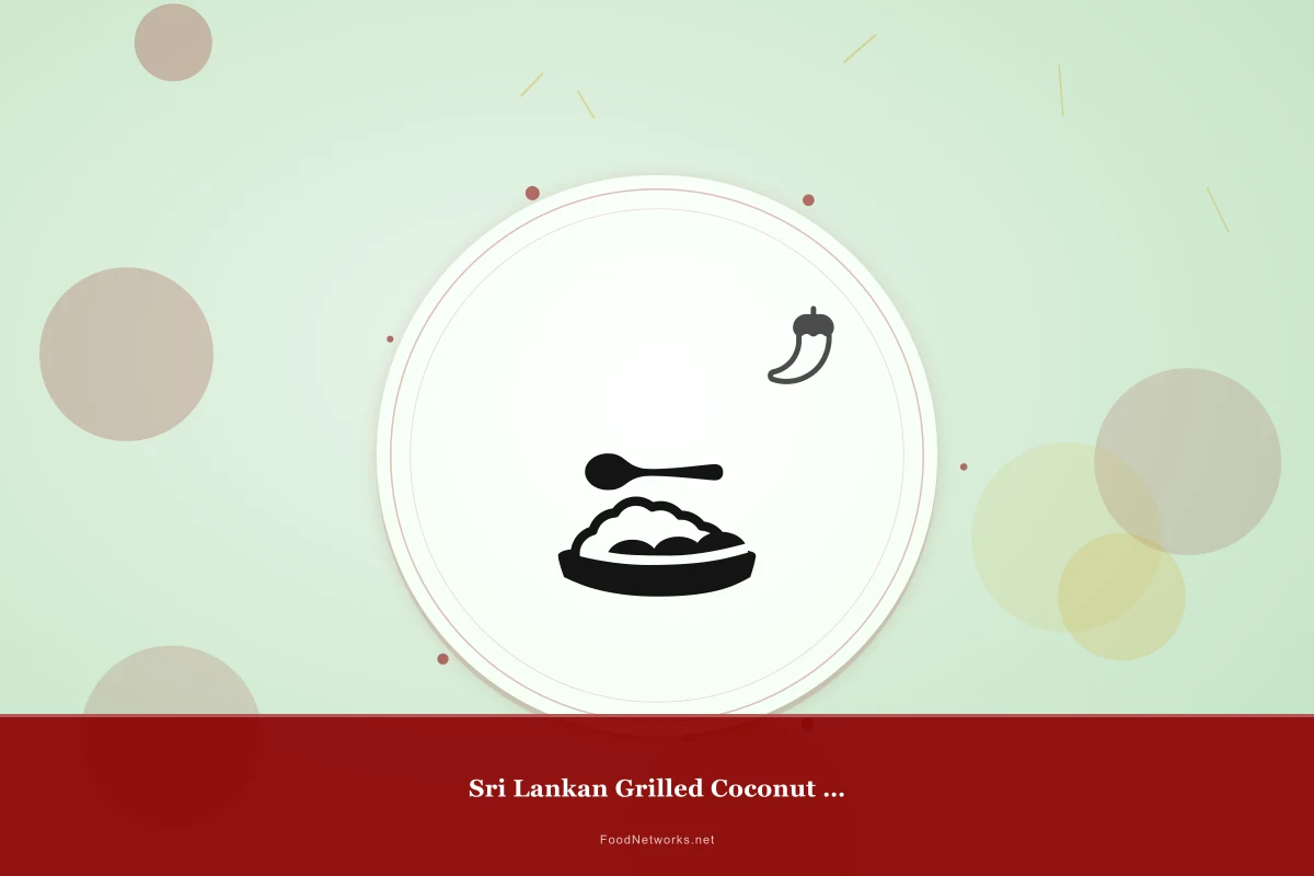 Why This Sri Lankan Grilled Coconut Curry Recipe Works