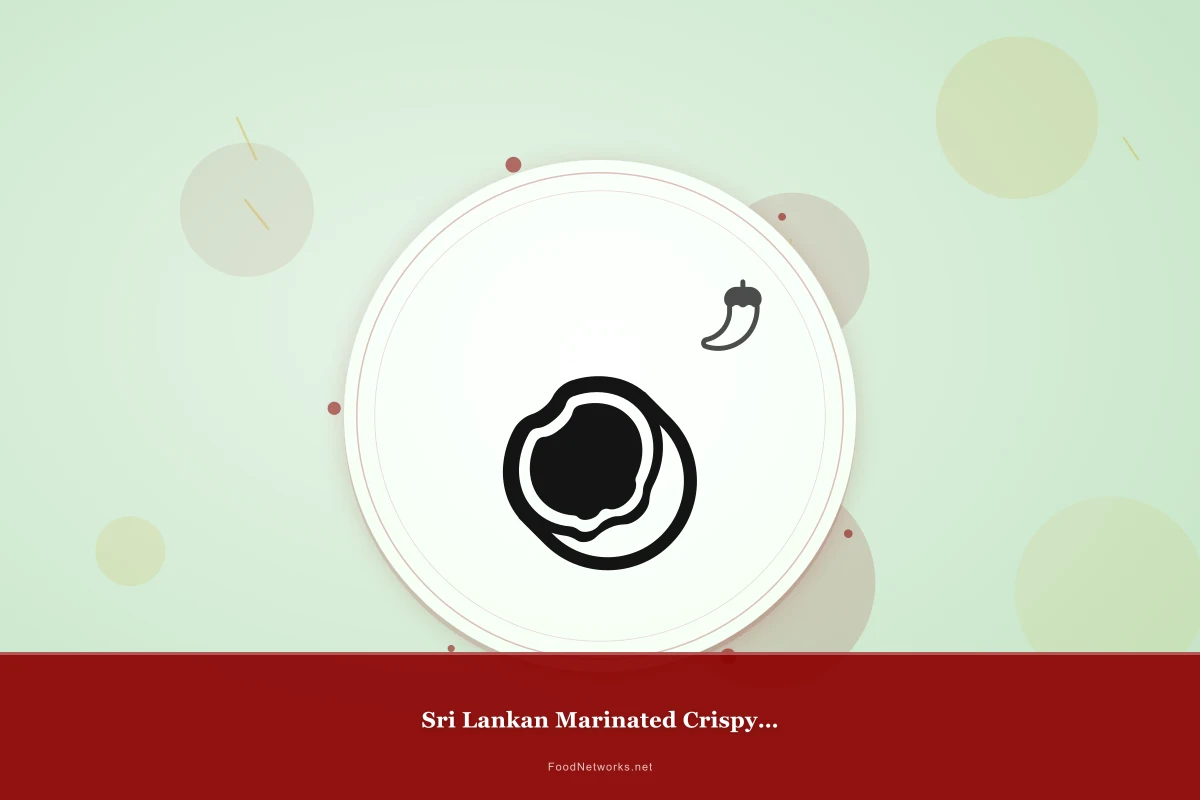 Why This Sri Lankan Marinated Crispy Snack Recipe Works