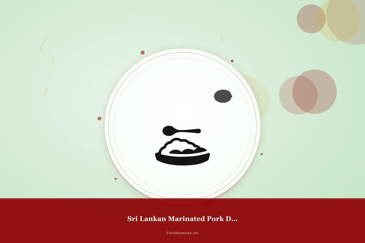 Why This Sri Lankan Marinated Pork Dish Recipe Works