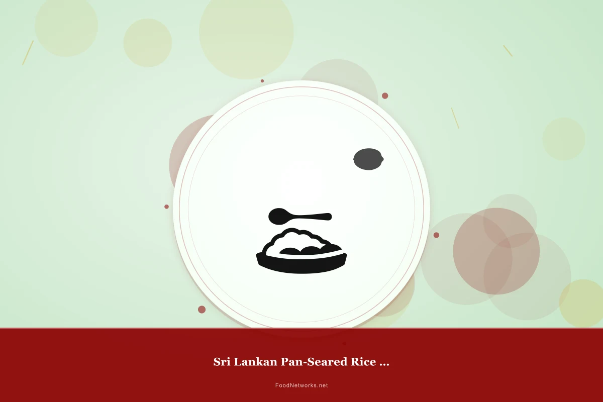 Why This Sri Lankan Pan-Seared Rice Bowl Recipe Works