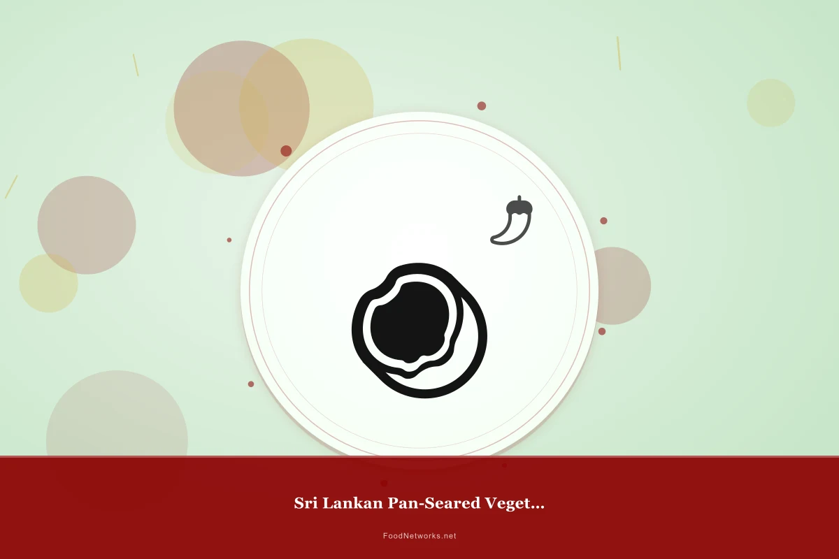 Why This Sri Lankan Pan-Seared Vegetable Dish Recipe Works
