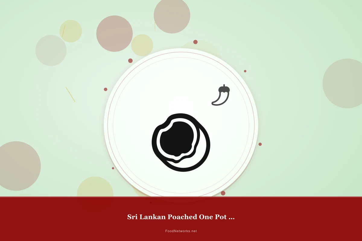 Why This Sri Lankan Poached One Pot Meal Recipe Works