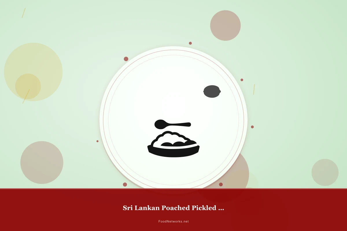 Why This Sri Lankan Poached Pickled Condiment Recipe Works