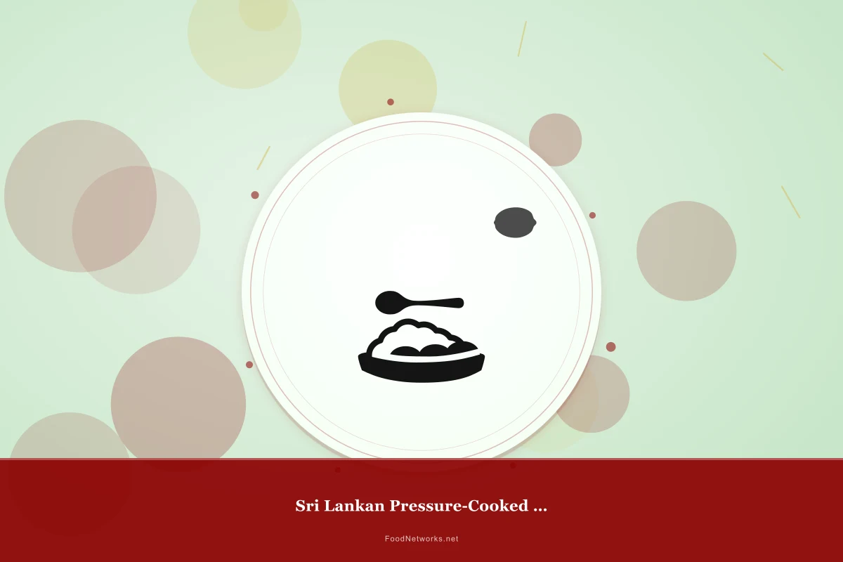 Why This Sri Lankan Pressure-Cooked Coconut Curry Recipe Works