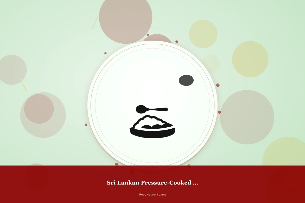 Why This Sri Lankan Pressure-Cooked Fermented Dish Recipe Works