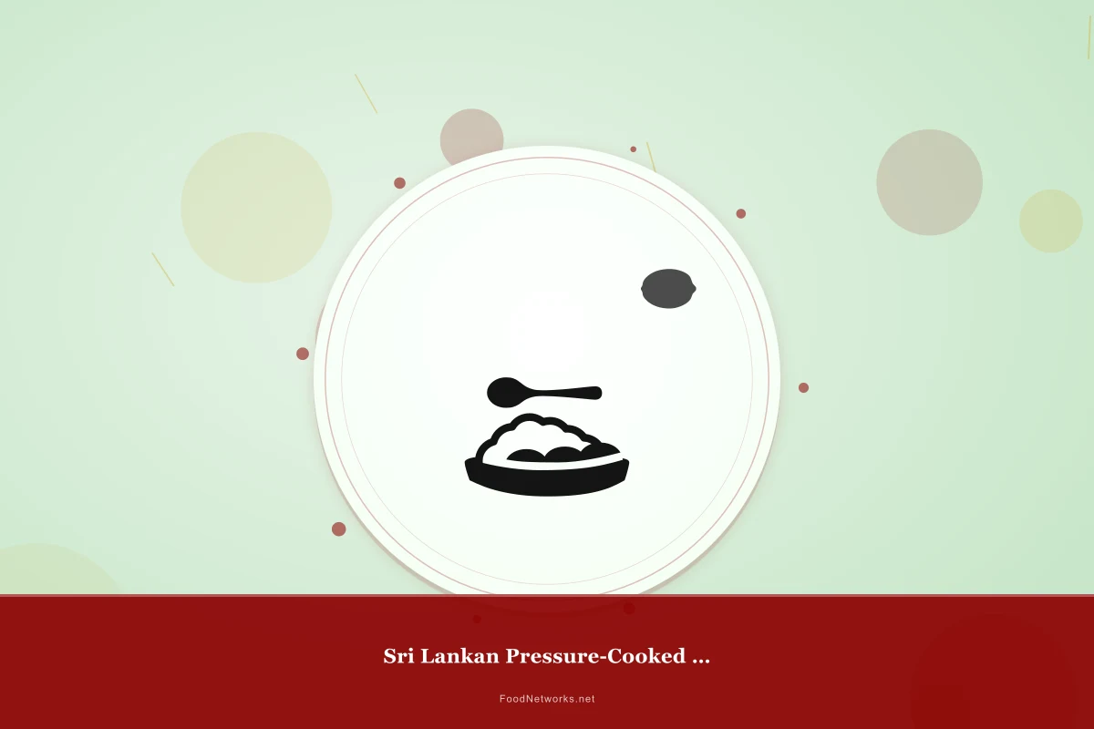 Why This Sri Lankan Pressure-Cooked Street Food Bowl Recipe Works