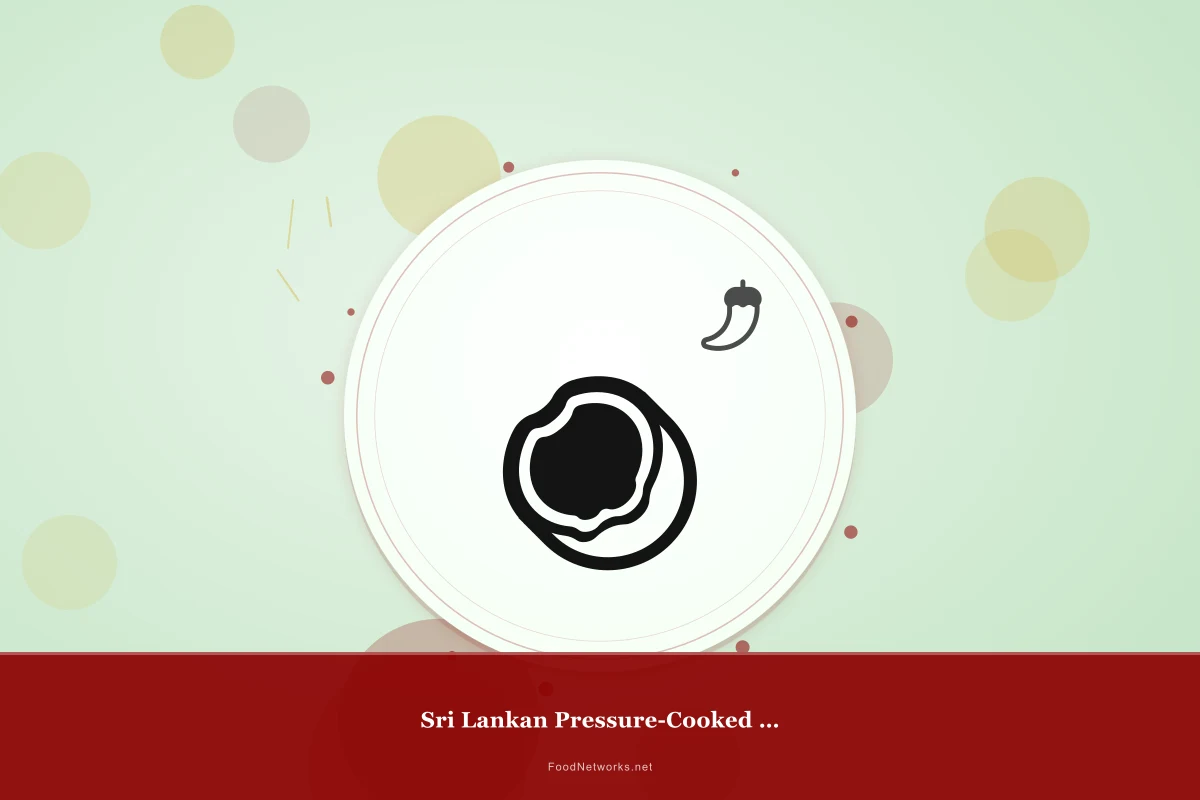 Why This Sri Lankan Pressure-Cooked Sweet Dessert Recipe Works