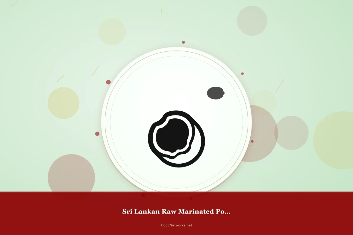 Why This Sri Lankan Raw Marinated Pork Recipe Works