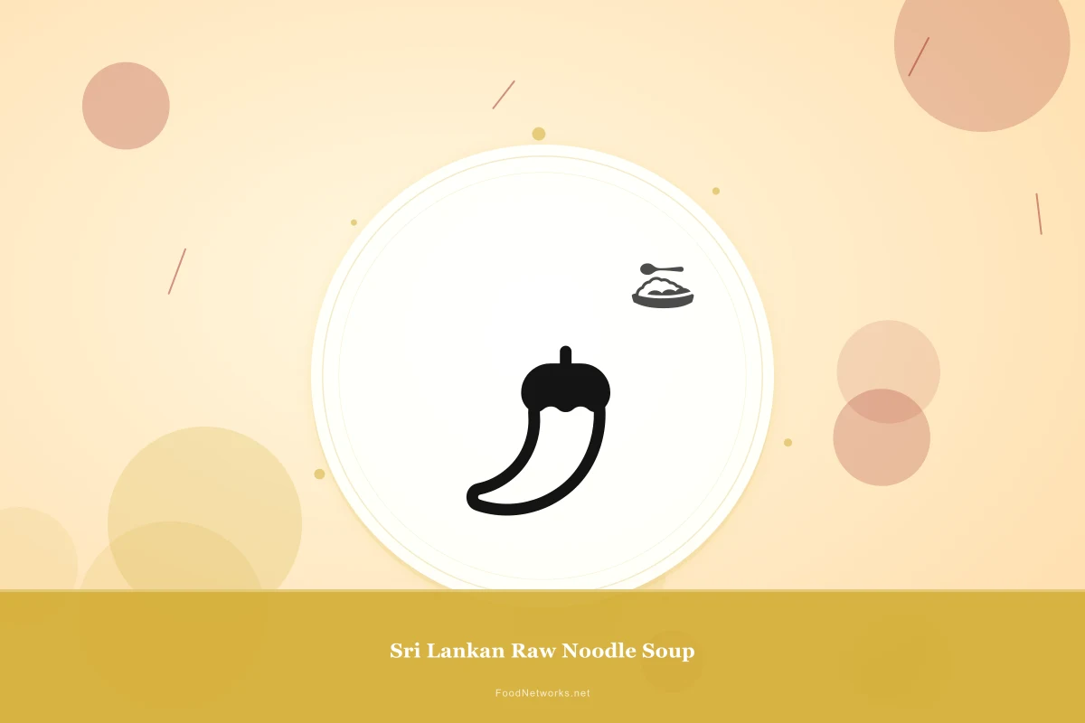 Why This Sri Lankan Raw Noodle Soup Recipe Works