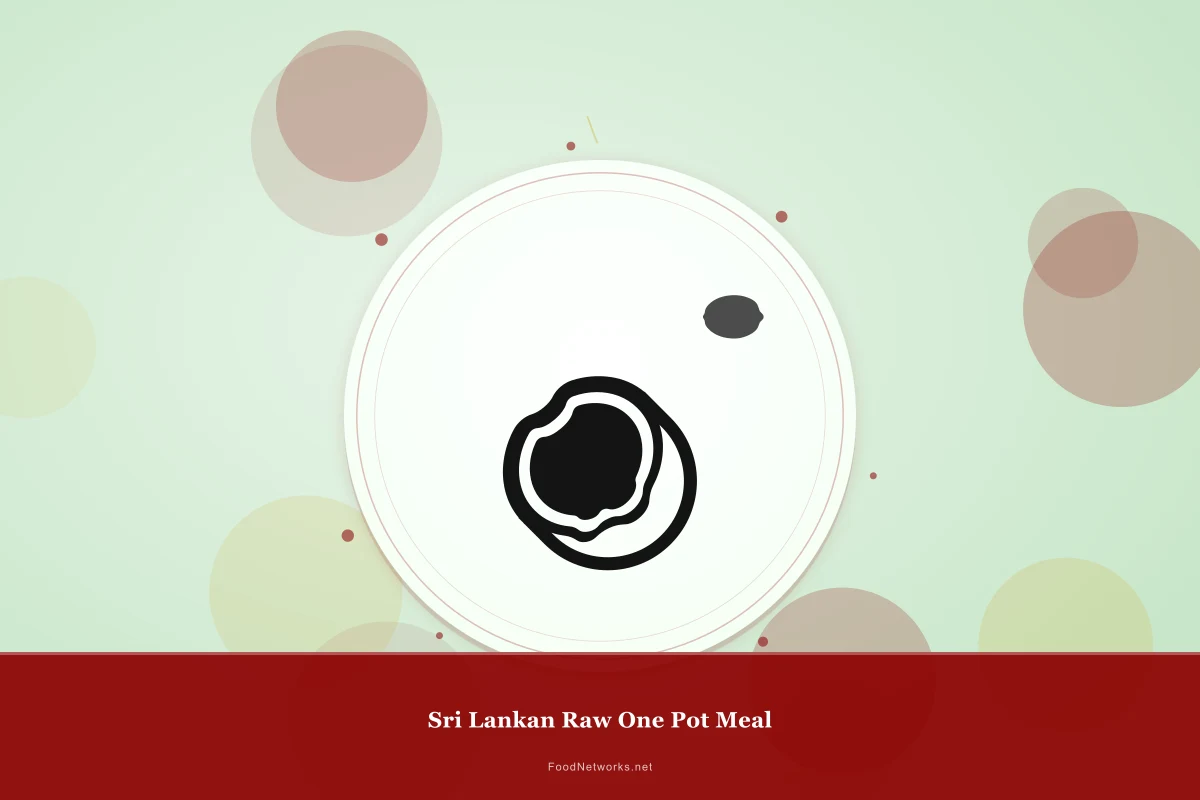 Why This Sri Lankan Raw One Pot Meal Recipe Works