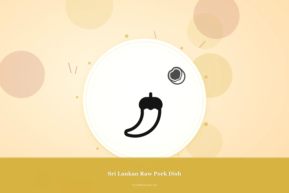 Why This Sri Lankan Raw Pork Dish Recipe Works