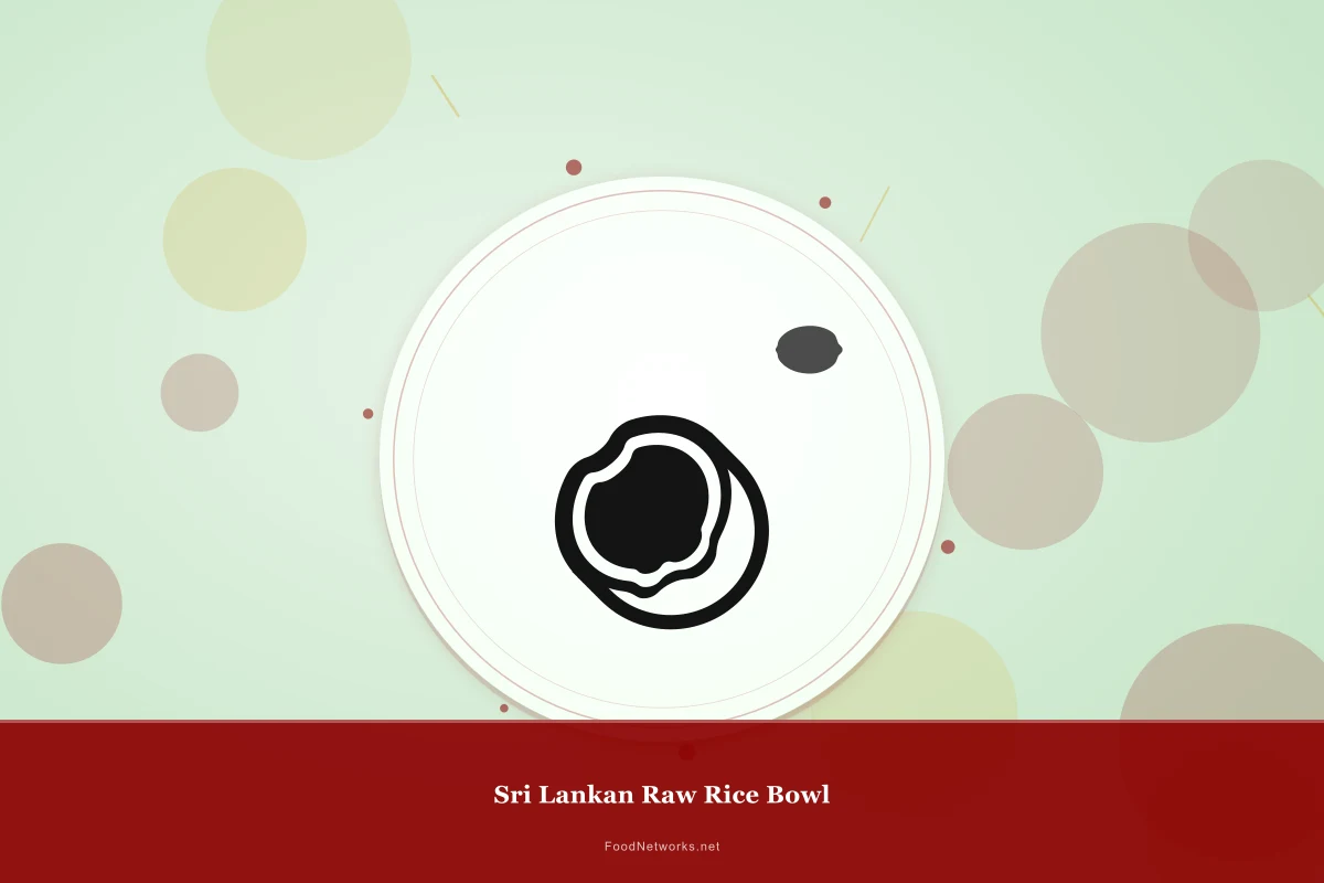 Why This Sri Lankan Raw Rice Bowl Recipe Works