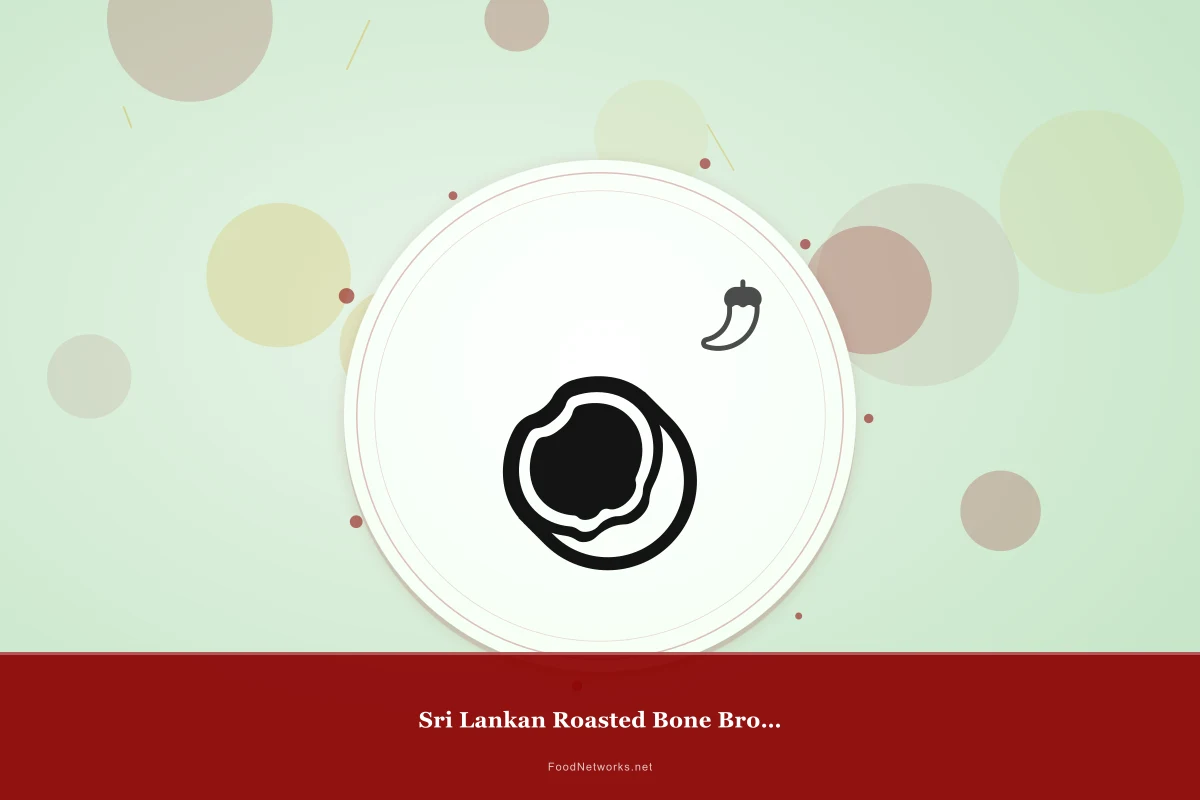 Why This Sri Lankan Roasted Bone Broth Recipe Works