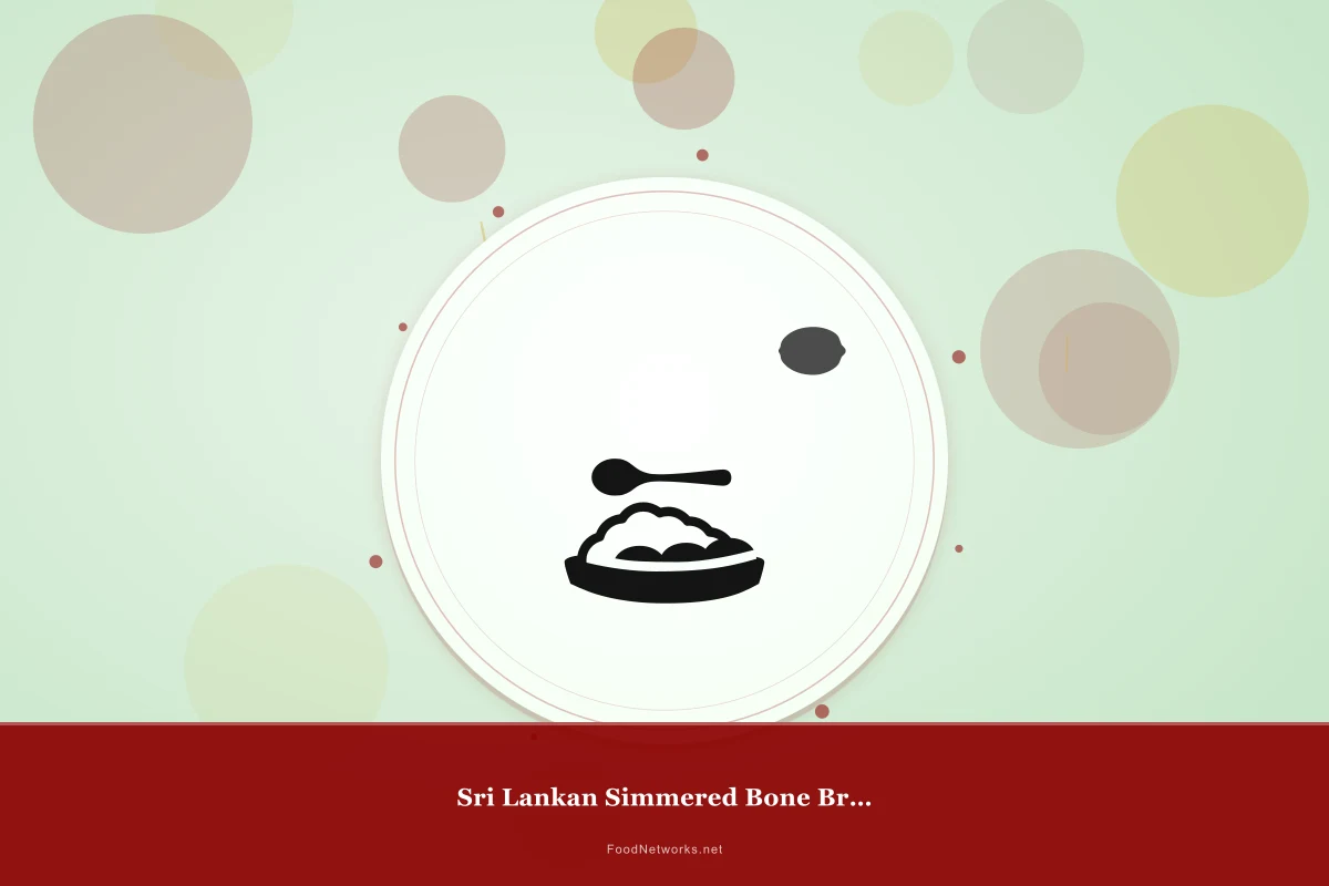 Why This Sri Lankan Simmered Bone Broth Recipe Works
