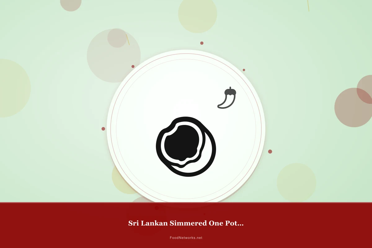 Why This Sri Lankan Simmered One Pot Meal Recipe Works