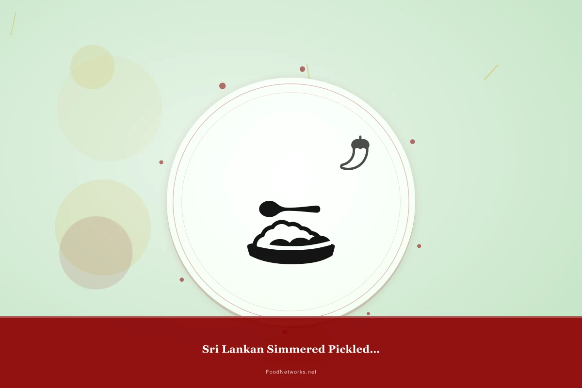 Why This Sri Lankan Simmered Pickled Condiment Recipe Works