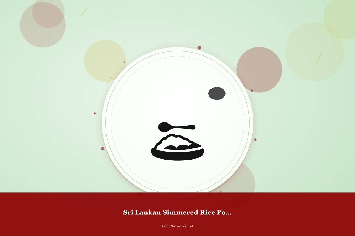 Why This Sri Lankan Simmered Rice Porridge Recipe Works