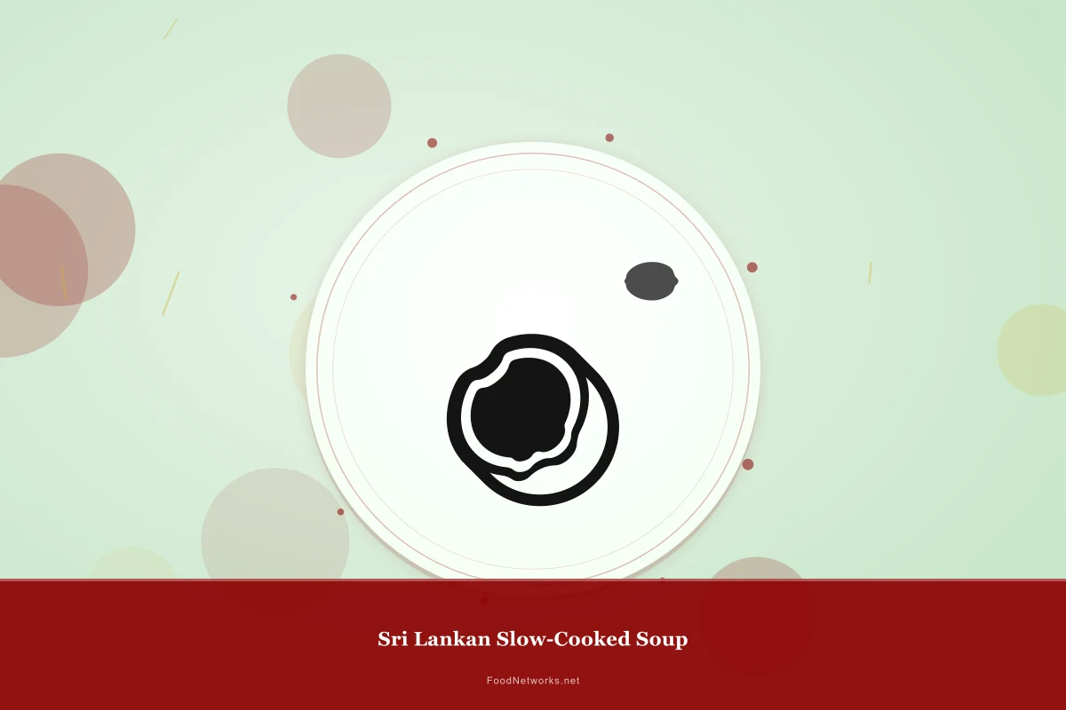 Why This Sri Lankan Slow-Cooked Soup Recipe Works