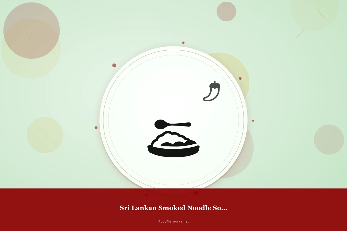 Why This Sri Lankan Smoked Noodle Soup Recipe Works