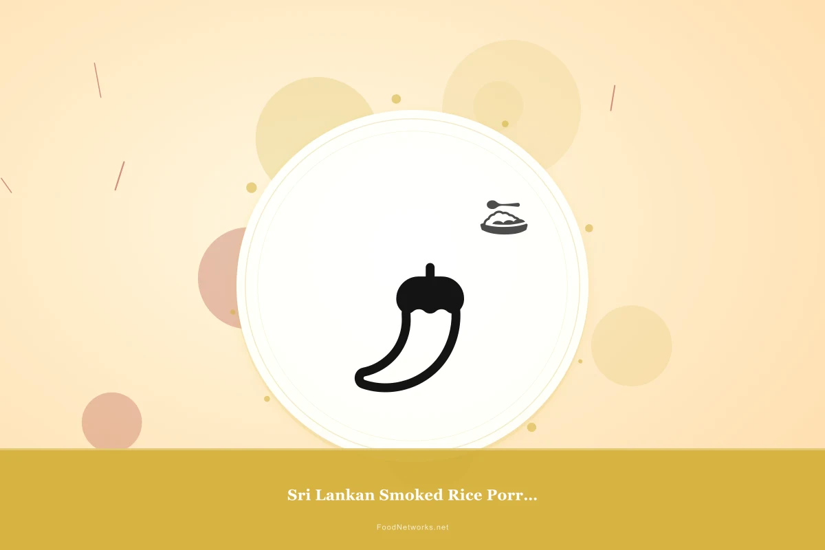 Why This Sri Lankan Smoked Rice Porridge Recipe Works
