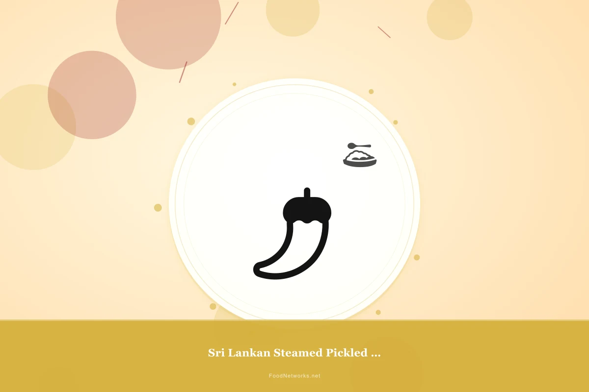 Why This Sri Lankan Steamed Pickled Condiment Recipe Works