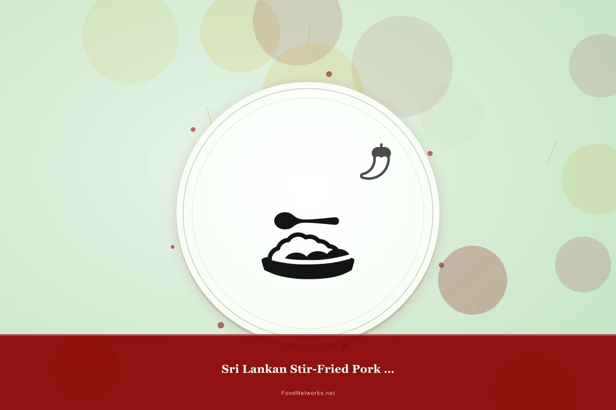 Why This Sri Lankan Stir-Fried Pork Dish Recipe Works