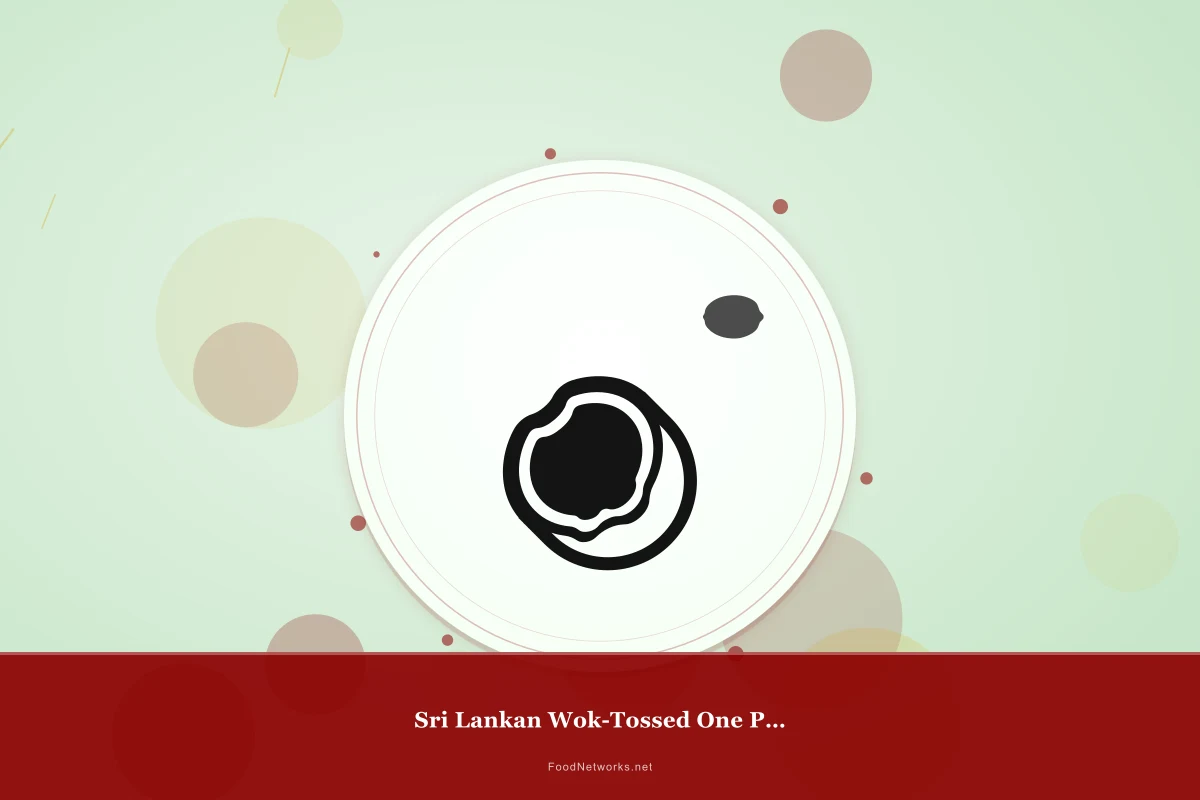 Why This Sri Lankan Wok-Tossed One Pot Meal Recipe Works