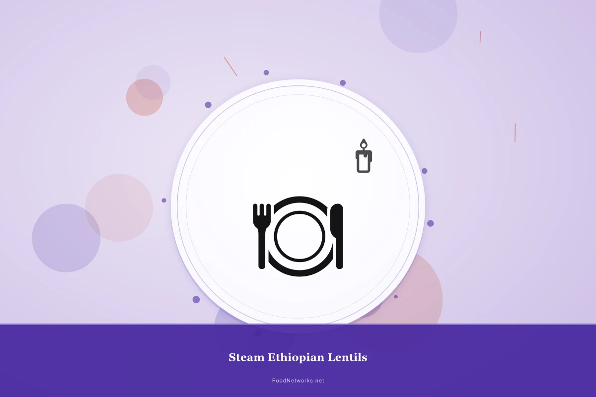 Why This Steam Ethiopian Lentils Recipe Works