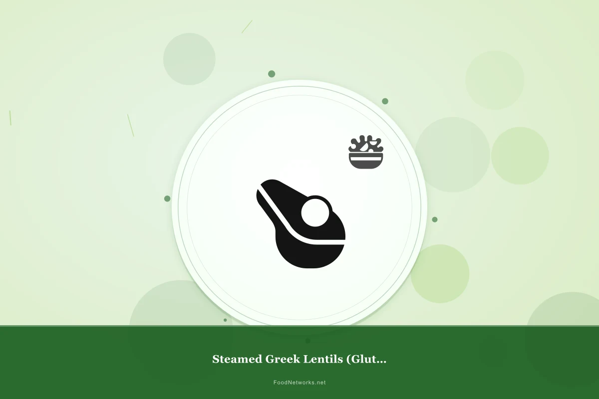 Why This Steamed Greek Lentils (Gluten-Free) Recipe Works