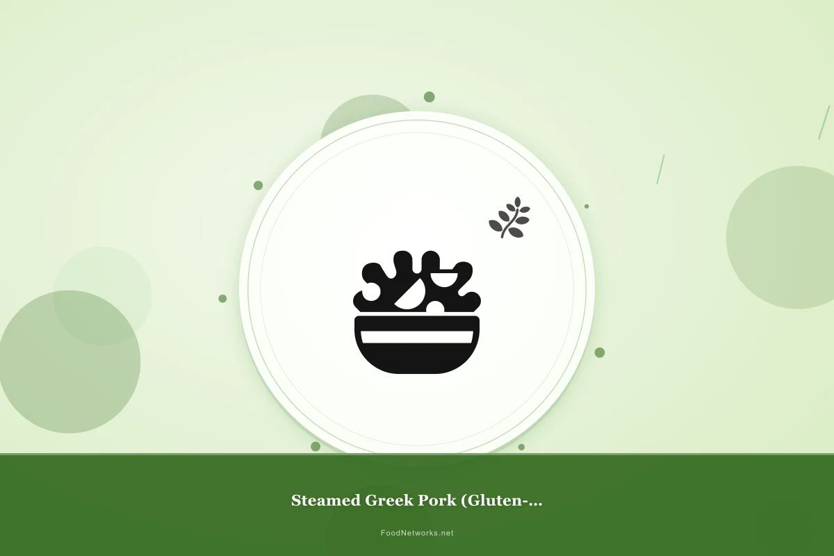 Why This Steamed Greek Pork (Gluten-Free) Recipe Works