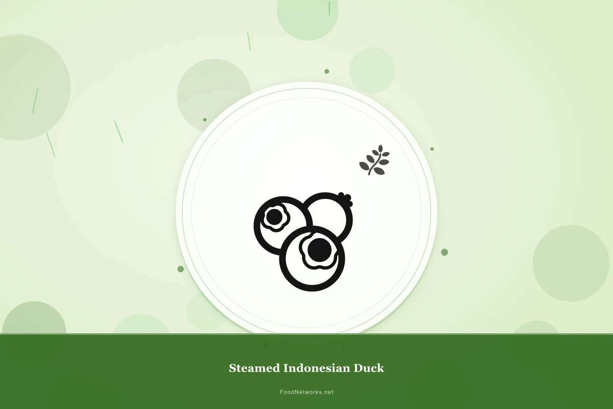 Why This Steamed Indonesian Duck Recipe Works