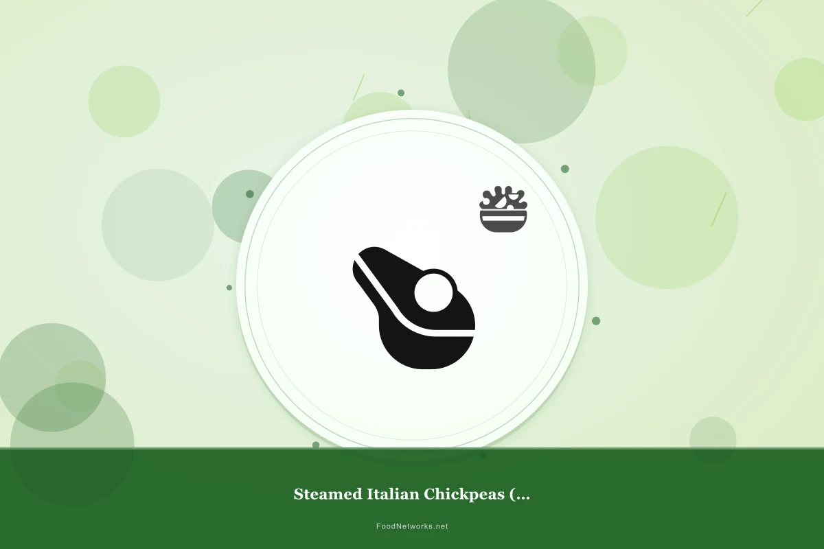 Why This Steamed Italian Chickpeas (Gluten-Free) Recipe Works