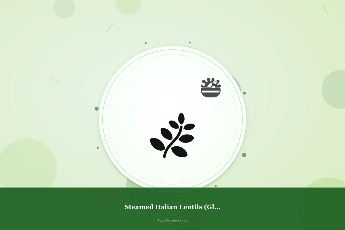 Why This Steamed Italian Lentils (Gluten-Free) Recipe Works