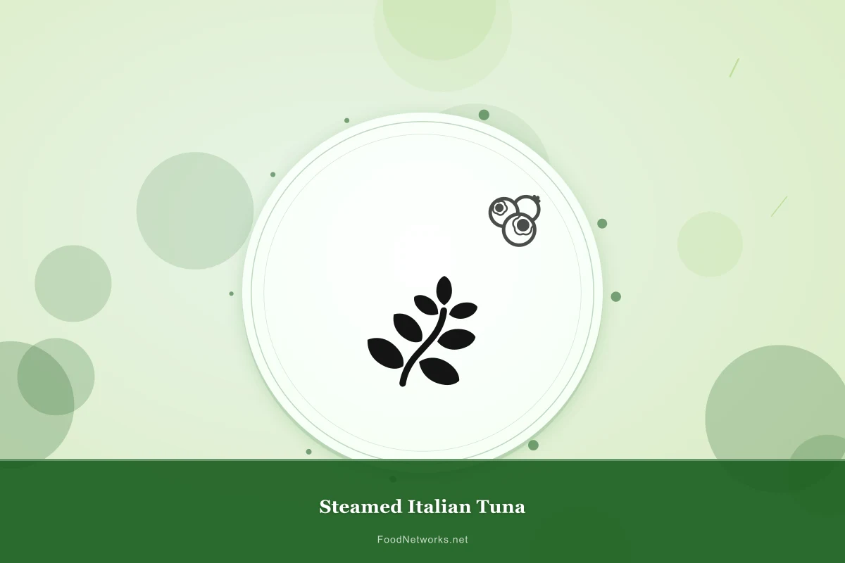 Why This Steamed Italian Tuna Recipe Works