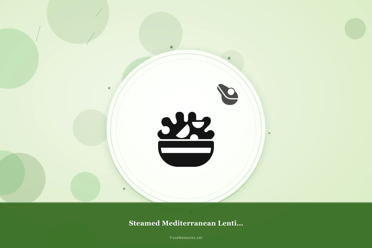 Why This Steamed Mediterranean Lentils (Gluten-Free) Recipe Works