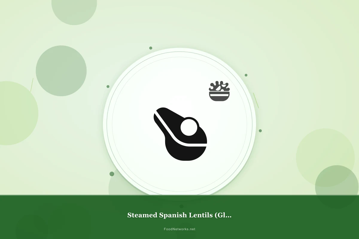 Why This Steamed Spanish Lentils (Gluten-Free) Recipe Works