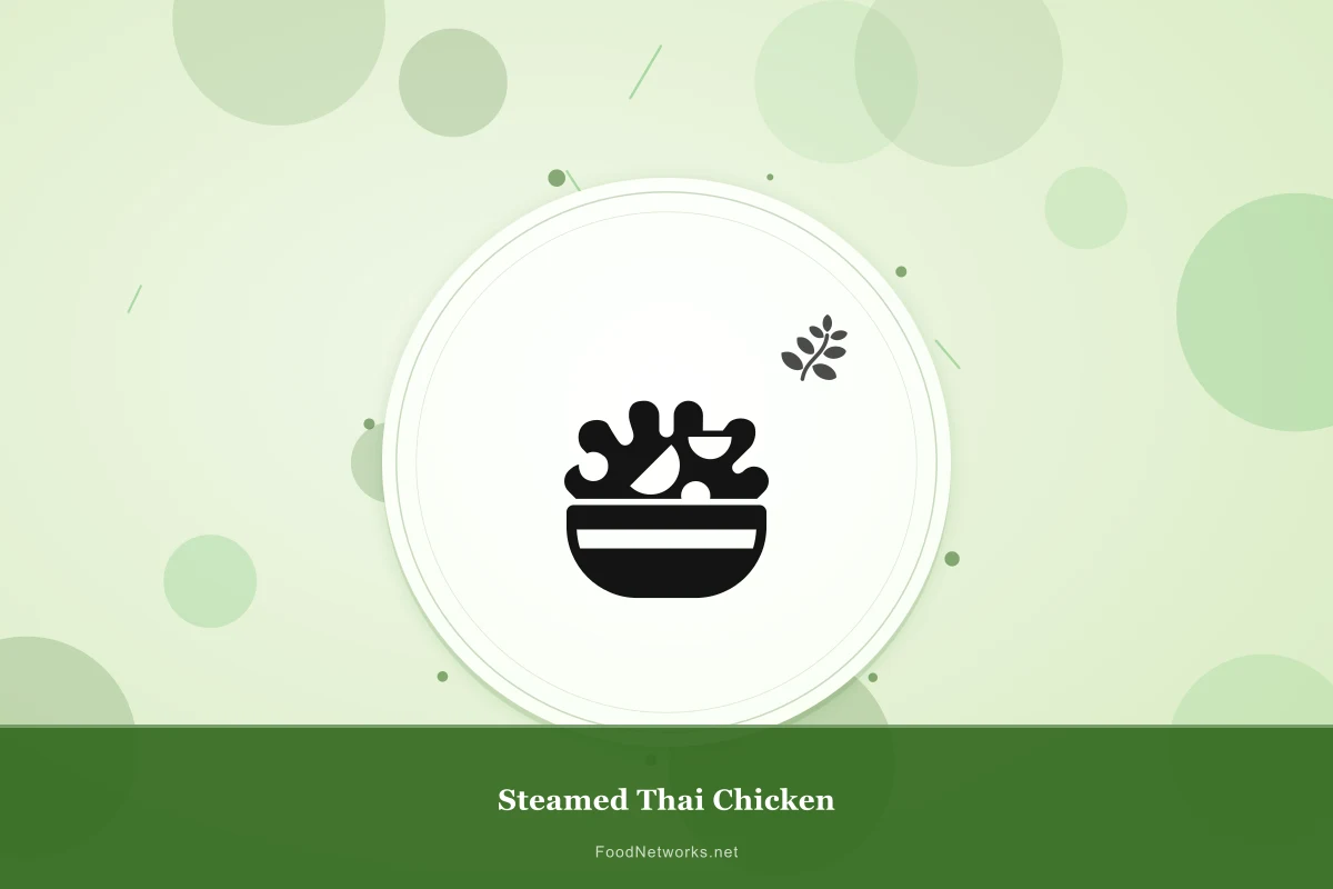 Why This Steamed Thai Chicken Recipe Works