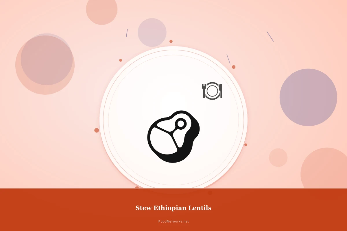 Why This Stew Ethiopian Lentils Recipe Works