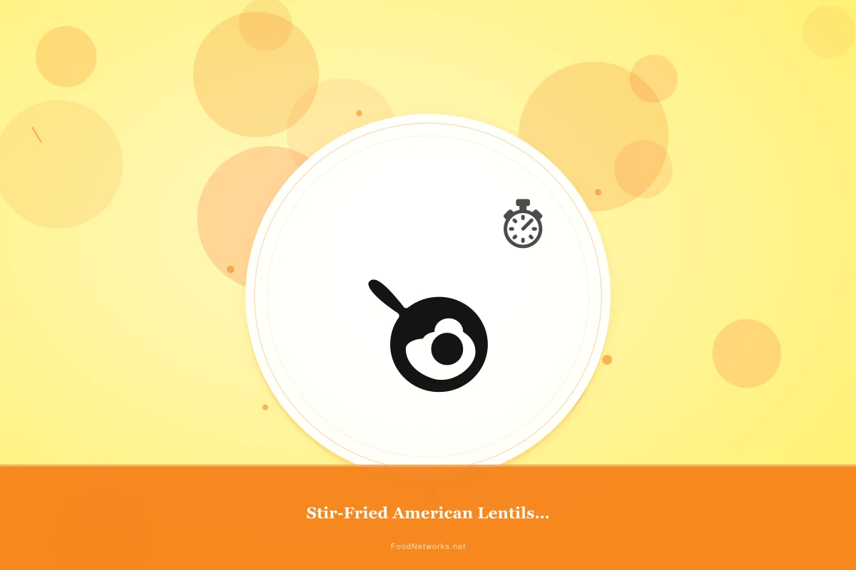 Why This Stir-Fried American Lentils (Gluten-Free) Recipe Works