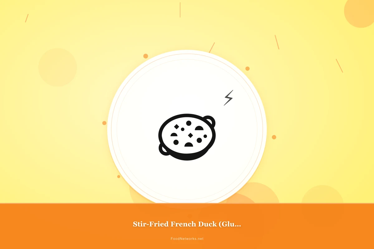 Why This Stir-Fried French Duck (Gluten-Free) Recipe Works
