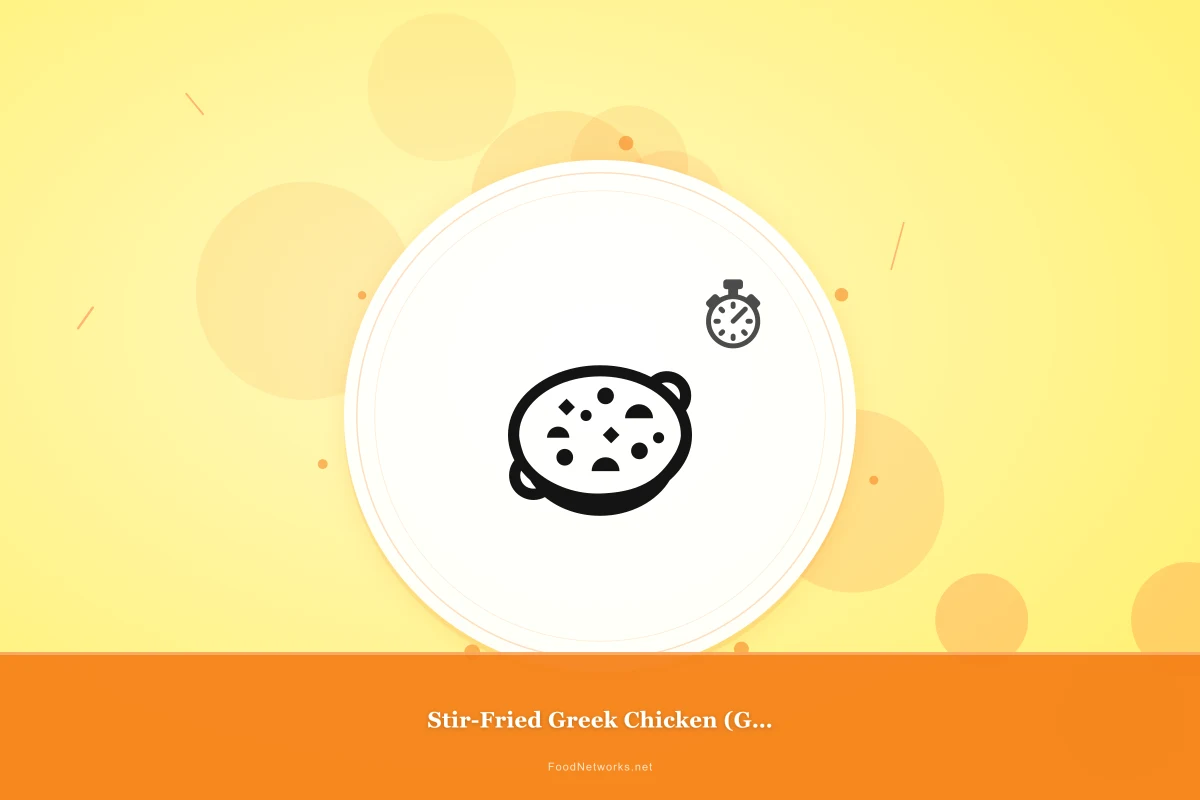 Why This Stir-Fried Greek Chicken (Gluten-Free) Recipe Works