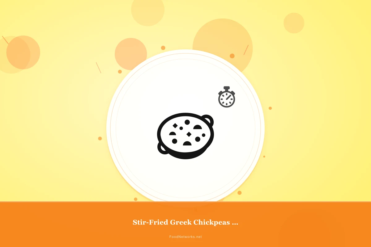 Why This Stir-Fried Greek Chickpeas (Gluten-Free) Recipe Works